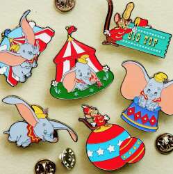 102235 - BoxLunch - Dumbo Circus Blind Box - Complete Series of 6 Pins - Loungefly alternate image