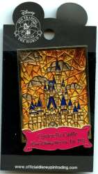102245 - Stained Glass - 2008 Pin of the Month - Cast Exclusive - Cinderella Castle - Disneyland Resort alternate image