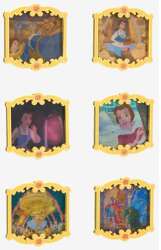 102247 - Loungefly - Beauty and The Beast Lenticular Scenes - Complete Set of 6 Pins - Disney Licensed alternate image