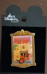 102256 - Disneyland Framed Main Street Posters - Fire Station - Disneyland Resort