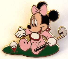 102270 - Unknown Series - Baby Minnie Golfer - Walt Disney World