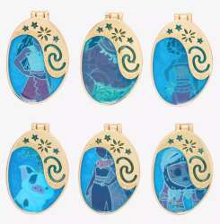 102280 - BoxLunch - Moana 2 Character Locket Blind Box - Complete 6 Pin Set - Disney Licensed alternate image