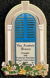 102307 - DLR Cast Member Pin of the Month - Windows on Main Street Set 1 - Van Arsdale France - Disneyland Resort