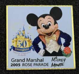 102339 - Rose Parade - Disneyland 50th - Grand Marshall Mickey Mouse - Disney Licensed