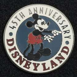 102352 - Disneyland Anniversaries - 45th Anniversary - Vintage Mickey Mouse - Disneyland Resort
