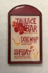 102362 - Adventureland Tiki Dole Whip Juice Bar Menu Sign - Fantasy Unlicensed