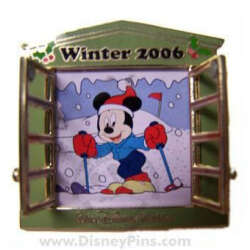 102365 - Winter Windows 2006 - Mickey Mouse Skiing - Walt Disney World alternate image