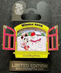 Minnie Mouse and Snowman