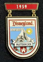 102374 - Attraction Anniversaries - Matterhorn Bobsleds 45th Anniversary Dangle - Disneyland Resort