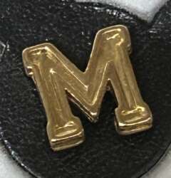 102384 - Disney Store Gold Mickey Mouse Pin Set - Letter M - Disney Store US