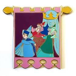 102473 - Sleeping Beauty Tapestry Series - Flora, Fauna and Merryweather - Disney Store US