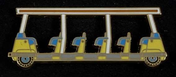 102524 - DLR Cast Member Pin of the Month - Tram Set - Middle Car Only - Disneyland Resort