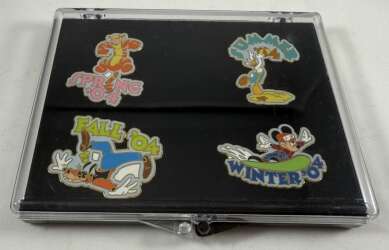 102539 - DLR Cast Member Pin of the Month - Four Seasons Full Set - Disneyland Resort