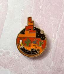 102576 - Fantasy Pin Series: CharmedAndCozy - Pin Pals - Big Thunder Ride Interactive Sliding Enamel Pin - Fantasy Unlicensed