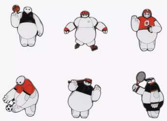 Complete Set of 6 Pins