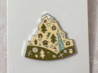 102614 - Fantasy Pin Series: CharmedAndCozy - Pin Pals - Matterhorn Pin - Fantasy Unlicensed