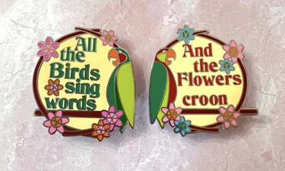 102623 - Fantasy Pin Series: CharmedAndCozy - Tiki Room Birds Pin Set - Fantasy Unlicensed