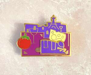102644 - Fantasy Pin Series: CharmedAndCozy - Pin Pals - Ratatouille Ride Interactive Sliding Pin - Fantasy Unlicensed