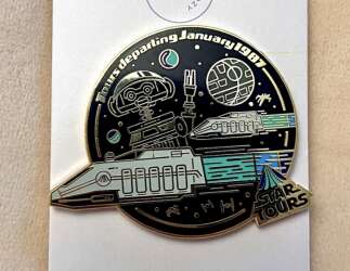 102652 - Fantasy Pin Series: CharmedAndCozy - May 4th LE 50 Star Tours pin - Fantasy Unlicensed