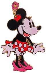 102674 - Minnie Mouse - Classic Minnie Mouse With Pink Shoes - Facing Right - Disneyland Resort