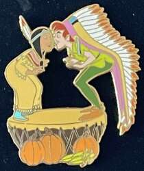 102677 - Thanksgiving - Peter Pan and Tiger Lily - Disney Studio Store Hollywood / Soda Fountain