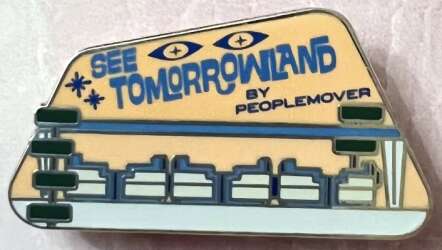 102684 - Fantasy Pin Series: CharmedAndCozy - Tomorrowland Peoplemover Pin - Fantasy Unlicensed