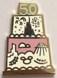 102691 - Fantasy Pin Series: CharmedAndCozy - Pin Pals - Cake Castle Pin - Fantasy Unlicensed