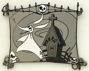 102728 - Zero with Tombstone Frame - Disney Auctions