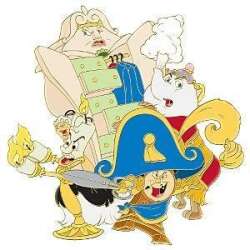 65832 - Disney Sidekick Series - Beauty And The Beast - Battle In The Castle - Disney Store US