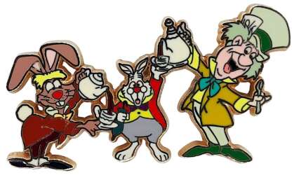 Alice In Wonderland - The March Hare, The White Rabbit, And The Mad Hatter