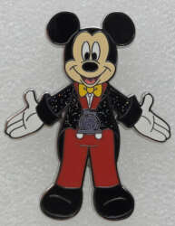 102803 - Celebrating 25 Years of Disney Pin Trading - Mickey Mouse Pin Trader Plush alternate image