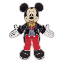 102803 - Celebrating 25 Years of Disney Pin Trading - Mickey Mouse Pin Trader Plush