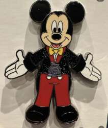 102803 - Celebrating 25 Years of Disney Pin Trading - Mickey Mouse Pin Trader Plush alternate image