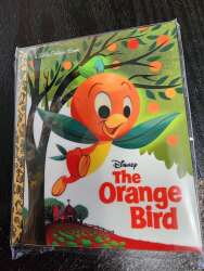 102844 - Unknown Series - Orange Bird Little Golden Book Fantasy Pin - Fantasy Unlicensed