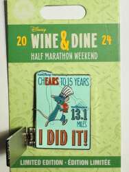 102864 - runDisney: Wine & Dine Half Marathon Weekend 2024 - I Did It! Half Marathon Finisher Remy Limited Edition of 4000 - Walt Disney World alternate image