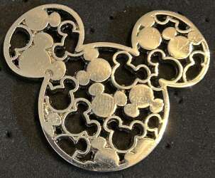 102886 - Mickey Icon - Silver Cutouts