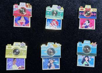 102920 - BoxLunch - Princess Camera Slider Mystery Collection - Complete Set of 6 - Disney Licensed alternate image