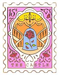 102982 - Fantasy Pin Series: Joy Addict - The Stamp Collection - The Beast's Castle - Fantasy Unlicensed
