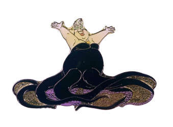 102986 - The Little Mermaid - Ursula, Flotsam and Jetsam Three Pin Set - URSULA ONLY - Tokyo Disneyland Resort