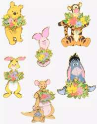 103111 - BoxLunch - Disney Winnie the Pooh Floral Characters Blind Box - Unopened Box - Loungefly alternate image