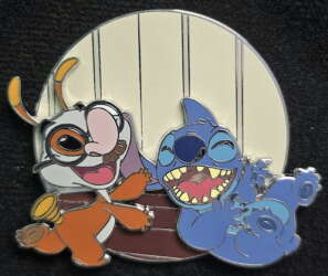 103123 - GoPinPro - Stitch and Experiments Mystery Capsule - Stitch and PJ (133) - Disney Licensed