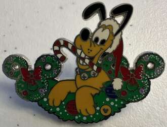 Santa Pluto with Candy Cane