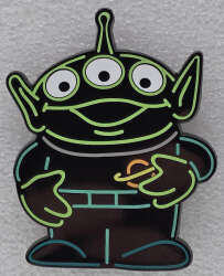 103228 - (PALM) Disney Pixar Toy Story Collectible Pin Special Edition 300 - Neon Alien 2” GITD - Disney Licensed alternate image