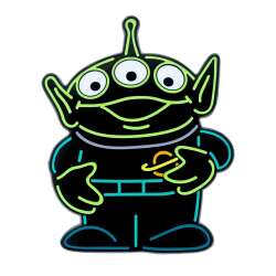 Neon Alien 2” GITD