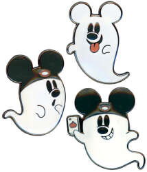 103229 - Halloween 2022 - Spooky Kooky Night Ghost 3 Pin Set - Tokyo Disneyland Resort alternate image