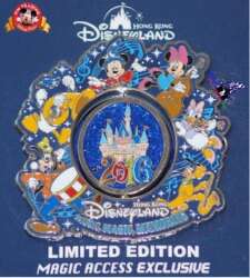 103287 - Magic Access 2016 Exclusive - Music Magic Memories Spinner - Hong Kong Disneyland