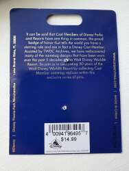 103314 - Walt Disney World 50th Anniversary Cast Member Name Tags - Walt Disney World 50th Anniversary Cast Exclusive Name Tags - Main Street U.S.A. (Where Magic Lives) Mickey - WDW - Walt Disney World alternate image