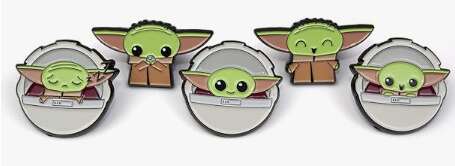 103316 - Star Wars: The Mandalorian - Grogu 5 pin set -Amazon exclusive - Disney Licensed