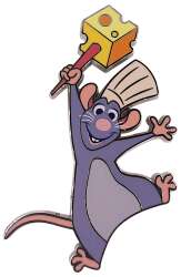 103332 - Disneyland Paris Core Pins - Ratatouille - Remy with Cheese - Disneyland Resort Paris