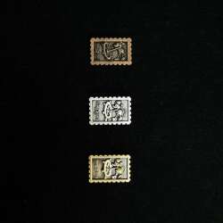 103379 - EuroDisney - Steamboat Willie Stamp - Steamboat Willie Stamp (gold, hat-visible version) - Disneyland Resort Paris alternate image